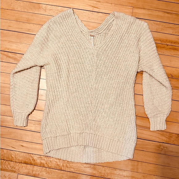 Free People Sunset V Neck size Large - Picture 1 of 7